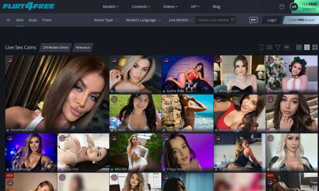 Flirt4Free screenshot