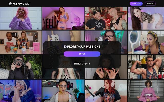 ManyVids screenshot